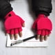 thumbnail image 3 of Guantes sin dedos Minnieouse para niños Rosa roja, 3 of 6