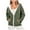 Army Green, variant on Mlzmgr Jackets for Women Long Sleeve Athletic Workout Hoodies Zipper up Coats with Pockets Womens Sweatshirts