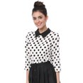 thumbnail image 1 of Disfraz de Halloween Allegra K blusa de lunares Blanco L, 1 of 7