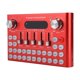 thumbnail image 3 of F007 Metal Shell 1200Ma Dc5V / 1A Usb Teléfono Móvil Computadora Bt Tarjeta De Sonido En Vivo Rojo matsuzay EL008256-00, 3 of 6
