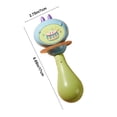 thumbnail image 3 of Agiferg Educational Toys Baby Sensory Rattle Toy for Early Development with Soft Sounds High Temperature Resistance Safe Teething Relief Easy To Clean and for Infants, 3 of 6