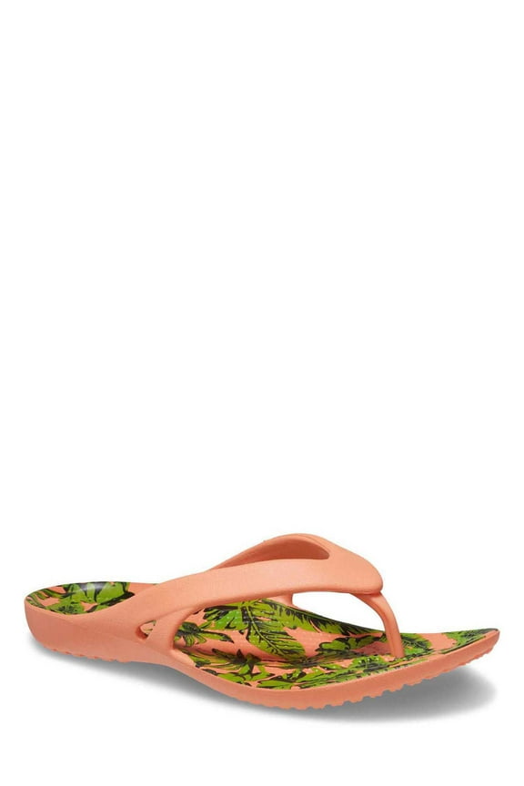 Women's Kadee II Palm Print Flip Thong Sandals
