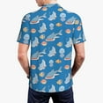 thumbnail image 2 of Polo Shirts for Men, Ocean Cute Shark Jellyfish Fish Cuteness Casual Mens Polo Shirts Short Sleeve Button Down Classic Mens Golf Polo Shirts, 2 of 7