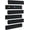 Black, variant on Felt Bulletin Board Bar Strip, Self-Adhesive Felt Board Strip, No Frame Wall Decorative Bulletin Board For Office Classroom Home, 6 Bars -Black