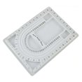 thumbnail image 4 of 2pcs Flocked Bead Design Boards for Jewelry Making Bracelet Necklace DIY (Grey), 4 of 5