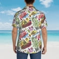 thumbnail image 4 of Fotbe America Landmarks1 Camisa Hawaiana para Hombre Unisex – Camisa Casual de Verano con Botones de Manga Corta de Algodón y Lino,X-Large, 4 of 7