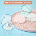 thumbnail image 6 of 4Pcs Pacifier Storage Box,Happon Clear Pacifier Holder,Nipple Case Pacifier Case,Pacifier Holder Case,Pacifier Container, Outdoor Travel Pacifier Holder for Baby Infant Newborn Toddler, 6 of 7