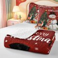 thumbnail image 4 of Manfei Merry Xmas Quilt Full,Snowy Christmas Animal Cow Full Bedspread Sets,3pcs,1 Coverlet and 2 Pillowcases, 4 of 7