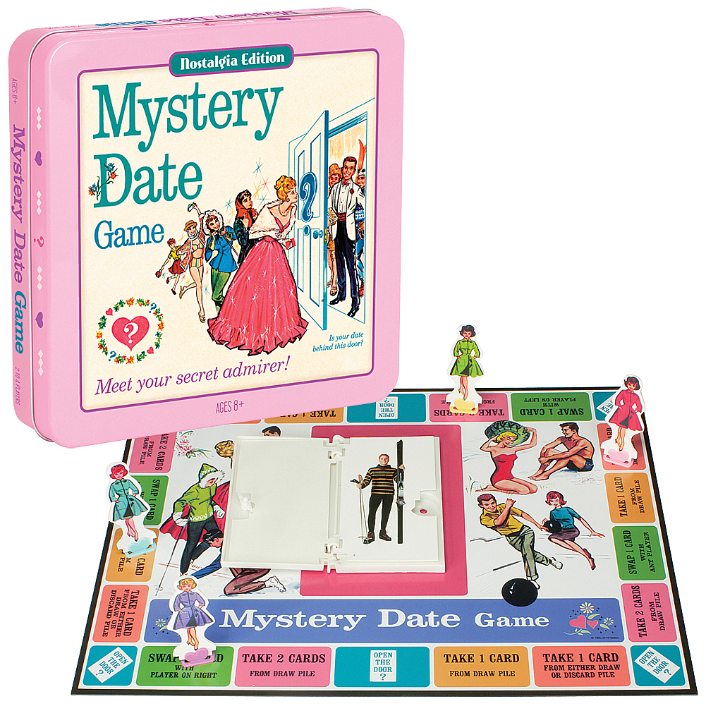 Mystery Date Nostalgia Edition Board Game Girls Secret Admirer