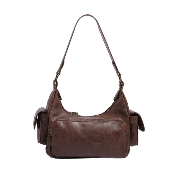 Shoulder Bag for Women Girls Trendy Evening Clutch Purse Pu Under the Arm Purses Simple Purse Handbag Gifts