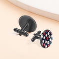 thumbnail image 6 of Baseball Men's Cufflink Set for Dress Shirts | Stainless Steel Silver Jewelry | Wedding, Business, Formal Events, 6 of 6