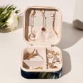 thumbnail image 6 of Owl Travel Portable Square Jewelry Box Earring Necklace Bracelet Organizer Storage Display Case Holder Stand Decorative Box Organize, 6 of 6