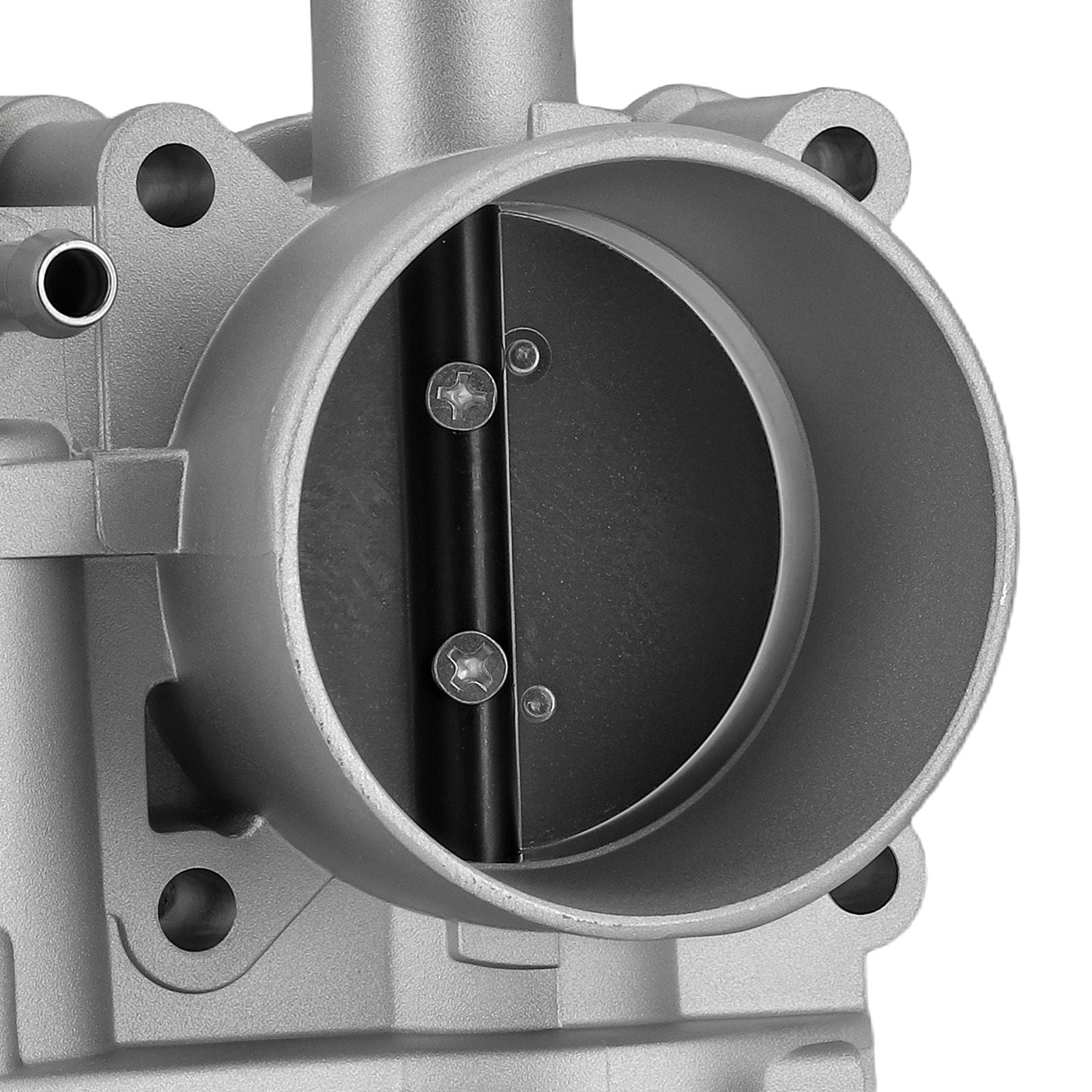 Electrical Throttle Body with Sensor for Suzuki Grand Vitara 2.4L 2009-2022, Escudo 2005-2017, 60mm Bore, Aluminum Silver, OEM 13400-78K00 1340078K00, Fuel Injection Intake System