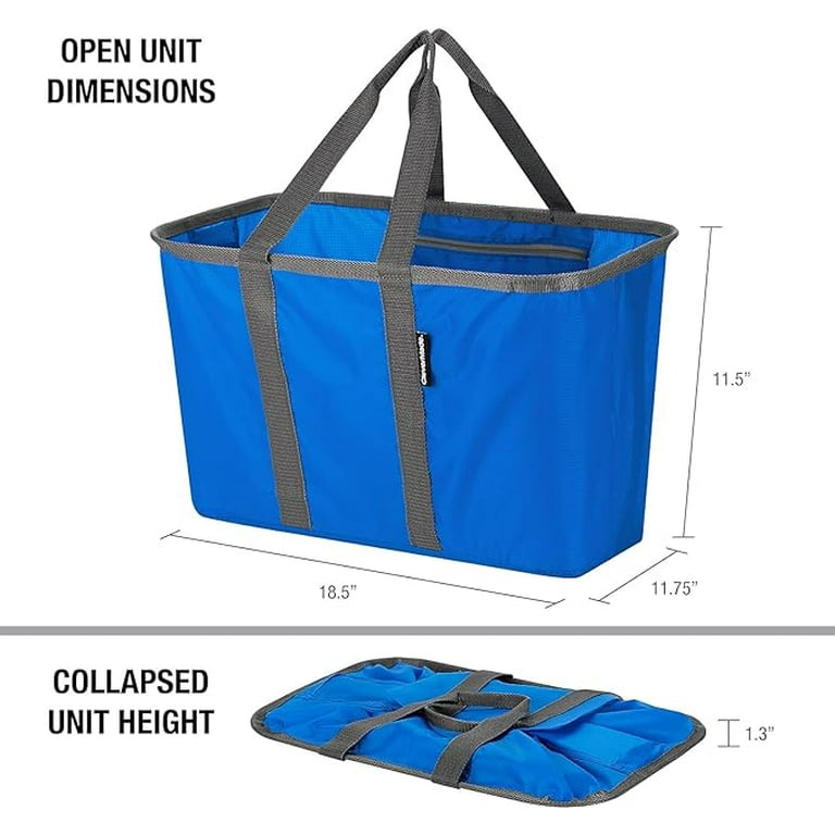 Collapsible grocery shopping tote outlet