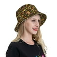 thumbnail image 6 of Xecao Autumn Plants Maple Tree Vintage Print Men and Women Night Reflective Hat Runner Cap Visor Bucket Hat Boonie Cap, 6 of 6