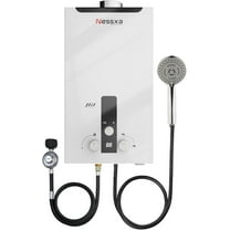 Tankless Water Heater Propane with Digital Display, 3.66 GPM 14L Portable Instant Hot Gas Water Heater with Overheating Protection for Indoor and Camping,85300 BTU