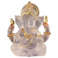 thumbnail image 1 of Estatuilla de a, Fengshui indio, estatuas , adornos para blanco Gloria Estatua de Buda de resina, 1 of 9