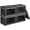 Black, variant on Storage Bins with Lids - Small Fabric Organizers with Window, Collapsible Storage Bins for Clothes, Decorative Closet Organizers for Towels, Tshirt, 3 Pack, Dark Grey