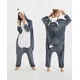 thumbnail image 1 of XL Pijamas de una pieza de animales de dibujos animados para adultos/niños Franela de otoño e invierno, 1 of 2
