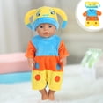 thumbnail image 4 of Gqtwoy 18-Inch Doll Clothes Set - Cute Cartoon Beetles Jumpsuit, Universal Fit for Reincarnation Dolls, Holiday Dress-Up & Gift Accessories, 4 of 6