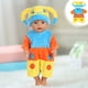 thumbnail image 4 of Juguetes de piscina, juguetes para bebés, juguetes para niños pequeños, ropa para muñecas de 18 pulgadas, lindos dibujos animados de escarabajos, conjunto de mono, ropa para muñecas, accesorios de rop, 4 of 6