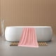 thumbnail image 5 of Toalla de baño de terciopelo y piña | Toalla de spa de poliéster absorbente suave | Grueso de secado rápido sin pelusa | Inicio Salón de belleza Gimnasio Hotel Uso de la piscina | 1 Pieza | 27,5 x, 5 of 6