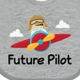 thumbnail image 4 of Inktastic Future Pilot Airplane Boys Baby Bib, 4 of 4