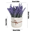 thumbnail image 3 of Lilixerw Fake Lavender Plant in Pot,Faux Lavender Flowers Artificial Lavender Decor Purple Bathroom Plants Decor,Small Artificial Flowers Home Decor Indoor, 3 of 6