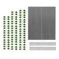 thumbnail image 2 of Dualoai Garden Hoops for Raised Beds Fiberglass Frame Plant Hoops Garden Arch Greenhouse 60pcs, 2 of 9