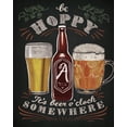 thumbnail image 2 of Gango Home Decor Casual Beer O Clock I & Beer O Clock II by Wellington Studio (Ready to Hang); Two 11x14in Gold Trim Framed Prints, 2 of 5