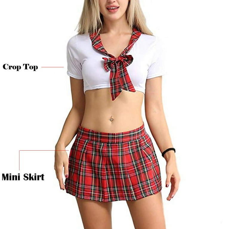 School girl with short skirt deals