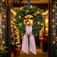 thumbnail image 4 of Solid Color Wreath Sash for Front Door, Plain Blank Wreath Sash , Solid Color Sash Ribbon for Wreathfor Yard Doorway Indoor Outdoor Farmhouse Home Decor, 4 of 6