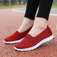 thumbnail image 5 of CAICJ98 Sneakers for Women Walking Shoes for Women Arch Support Slip On Sneakers Breathable Comfortable,Red, 5 of 5