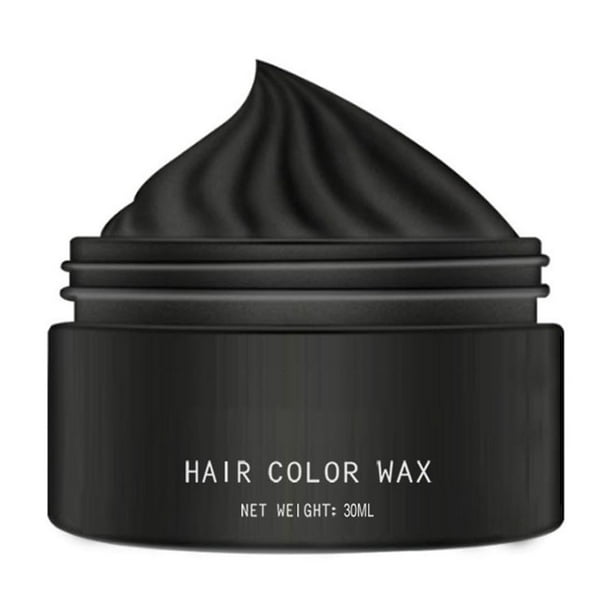 Puntoco Cera para el cabello de colores Barro para el cabello Peinado duradero Color natural Cera para el cabello desechable