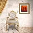 thumbnail image 3 of Optendrees, Liesbeth 26x26 Gold Ornate Wood Framed with Double Matting Museum Art Print Titled - Mysterious II, 3 of 4