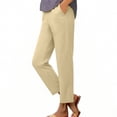 thumbnail image 7 of Lutiedan Golf Pants for Women High Waisted Business Travel Pants Stretch Slim Fit Dressy Casual Workout Pants with Pockets, 7 of 7