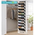 thumbnail image 2 of Organizador de zapatos AOODA de 10 niveles para 20 pares, colgante, 2 of 7