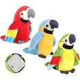 thumbnail image 5 of LLC Jouet en Peluche Perroquet Parlant Électrique Vert Imite de Façon Répétée la Parole, 5 of 5