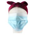 thumbnail image 2 of 6PCS Mask Headband Rabbit Ears Breathable Button Headband Sweatband for Women, 2 of 10
