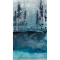thumbnail image 3 of Zarris, Chariklia 12x18 Black Modern Framed Museum Art Print Titled - Winter Woods I, 3 of 5