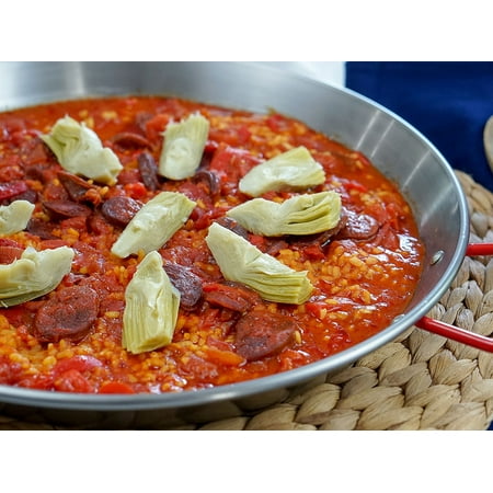 Takeout Kit "Spanish Paella with Chorizo & Artichokes" Meal Kit, Dinner for 4