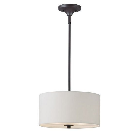 Maxim 10011OMOI Bongo 2-Light Pendant & Semi-Flush Mount, Oil Rubbed Bronze