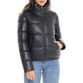 thumbnail image 5 of S.E.B. by Sebby Faux Leather Puffer Jacket (Women’s), 5 of 6