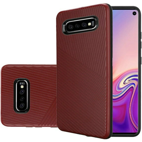 GSA Textured Embossed Lines for Samsung S10e (5.8") - Red