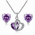 thumbnail image 5 of Ensemble Collier et Boucles d'Oreilles de Mariée en Zircon, 5 of 5
