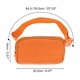 thumbnail image 2 of Unique Bargains 1 Pc Riñonera de color sólido para senderismo gimnasio naranja nylon, 2 of 4