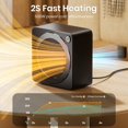 thumbnail image 3 of 1pc, Space Heater, 500W Indoor Energy-saving Space Heater, PTC Ceramic Fast, 3 of 5