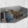 thumbnail image 6 of Croatia Soft Flannel Fleece Throw Blanket, Photo of Romantic Sunset Scene with Cityscape Reflections on Water, Cozy Plush for Indoor and Outdoor Use, 50" x 60", Multicolor, by Ambesonne, 6 of 6