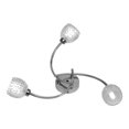 thumbnail image 2 of Bewildely Lámpara de techo LED Lámpara de techo de cristal de 3 bombillas Bombilla G9 cromada de vidrio metálico Iluminación y accesorios Blanco frío Bewildely HA025334-01, 2 of 6