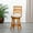 Natural, Beige Seat, variant on Fulvari Modern 24" Dining Chairs Upholstered X-Backrest Seat Cushions Bar Stools Chairs Armless Swivel Stool for Restaurants Living Rooms Kitchen Counter Office
